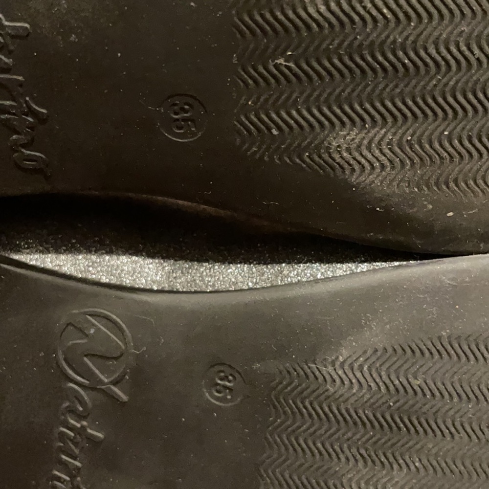 Naturino Norcia girls silver ballet flat shoe 35 - Picture 8 of 9